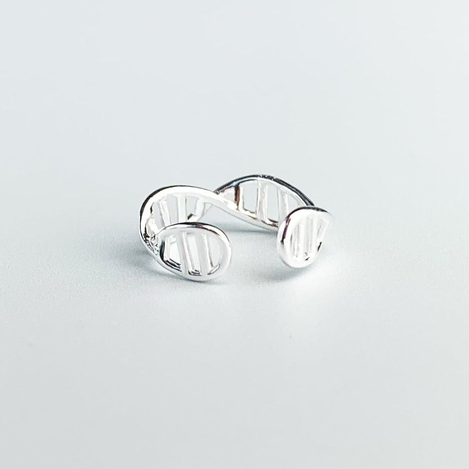 DNA Double Helix Ear Cuff