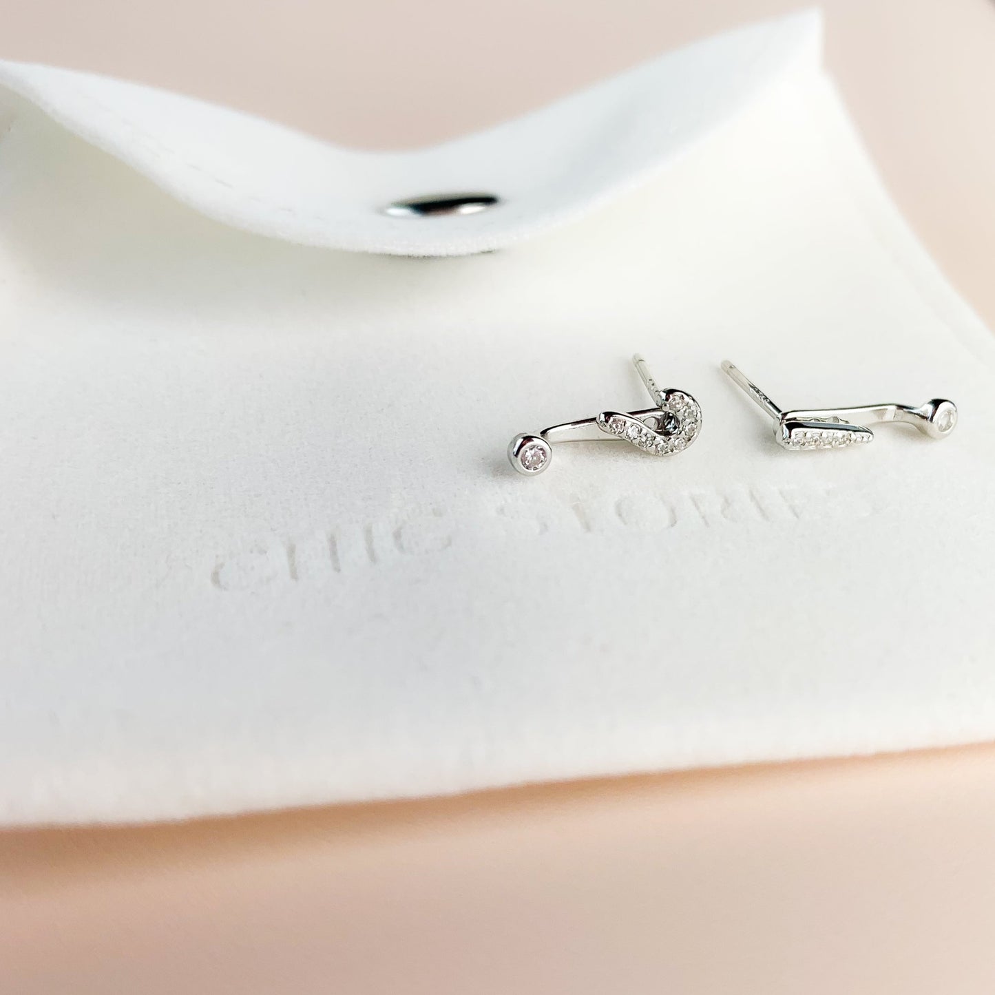 Question Mark and Exclamation Mark Earrings