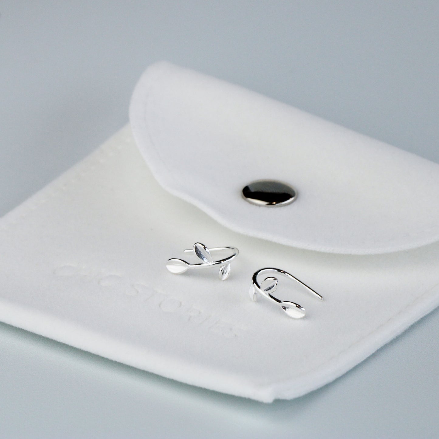Dainty Leaf Hook Back Earrings