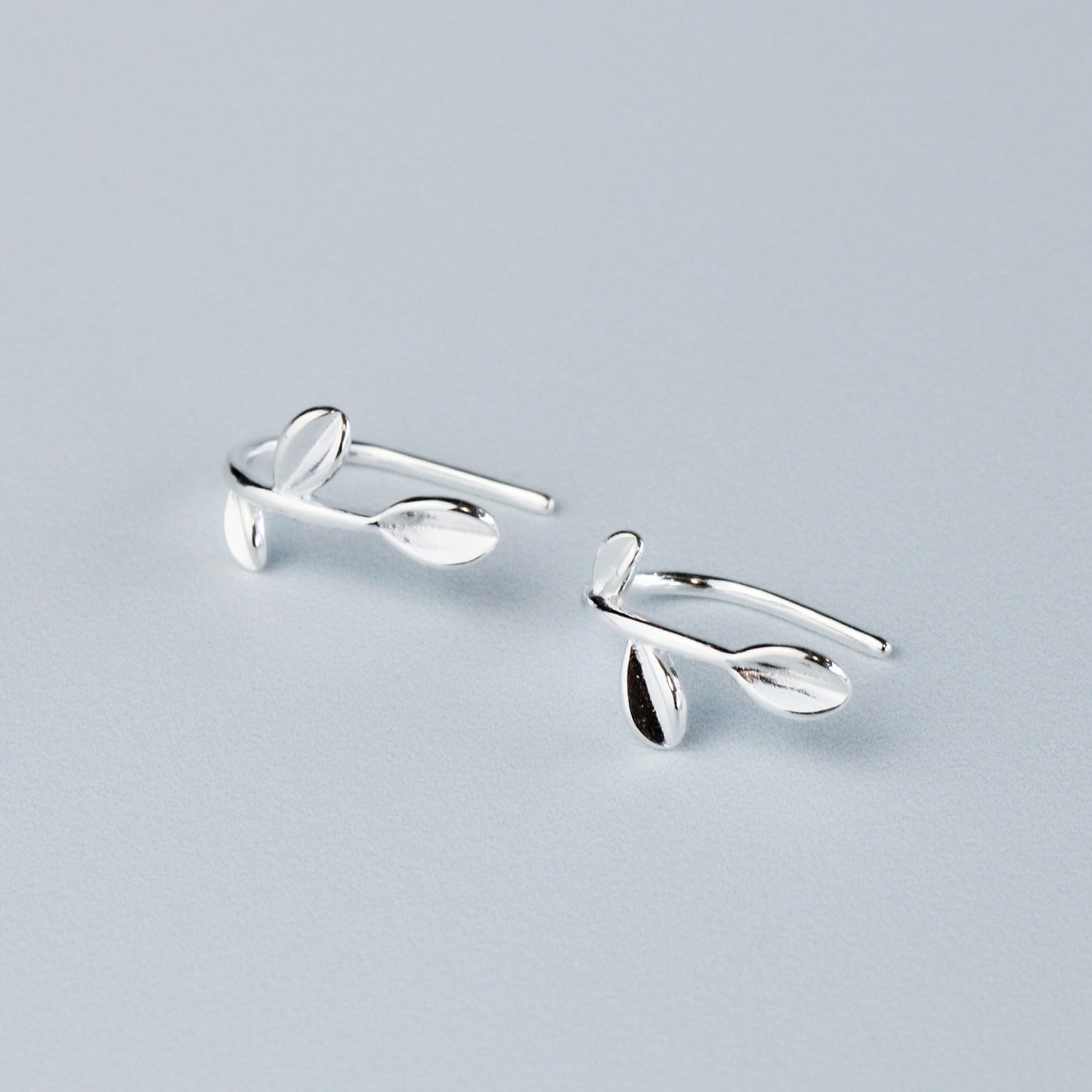 Dainty Leaf Hook Back Earrings