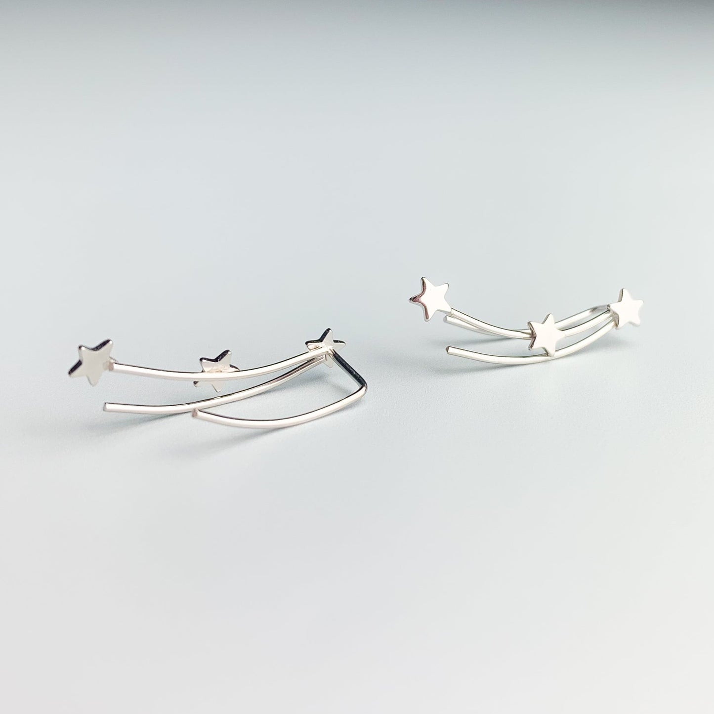 Shooting Star Ear Climber Earrings