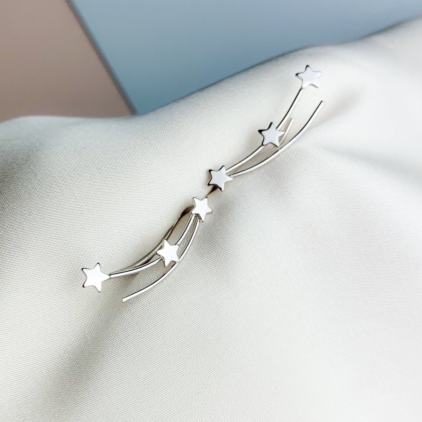 Shooting Star Ear Climber Earrings