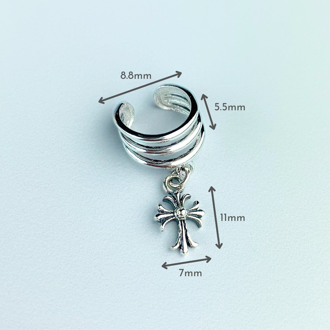 Gothic Cross Ear Cuff