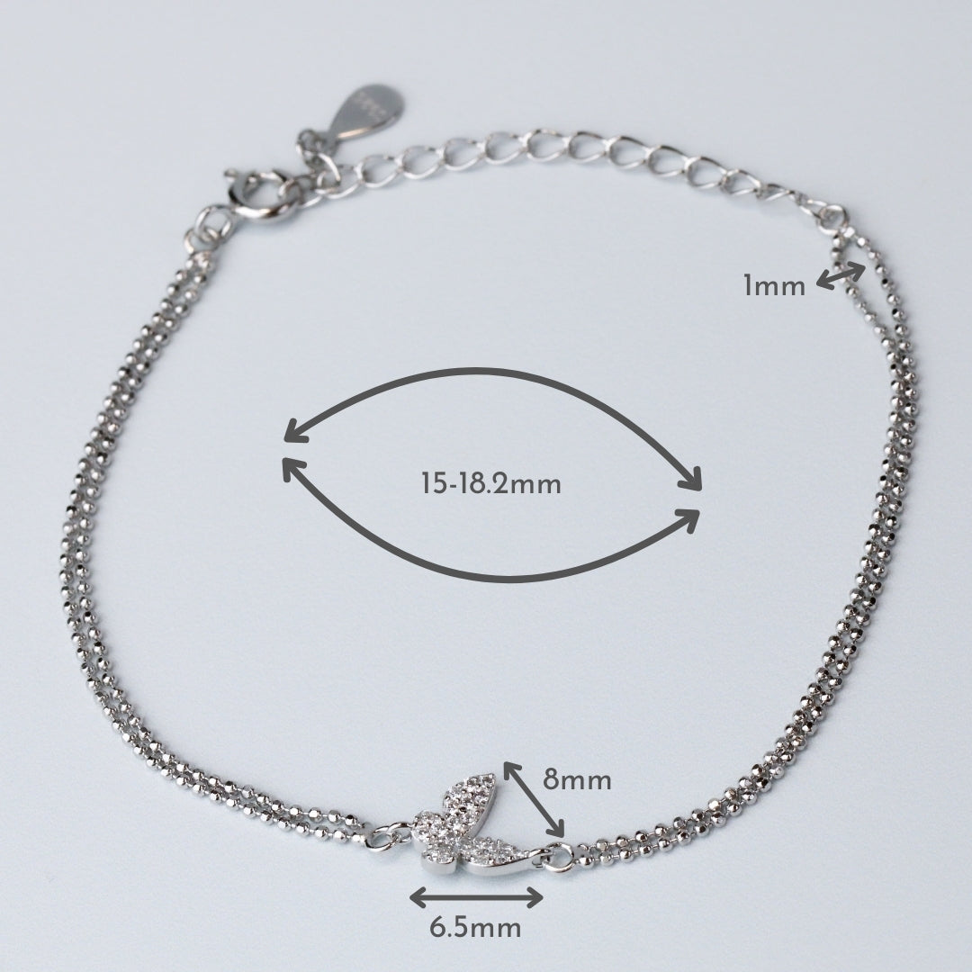 Crystal Butterfly Bracelet