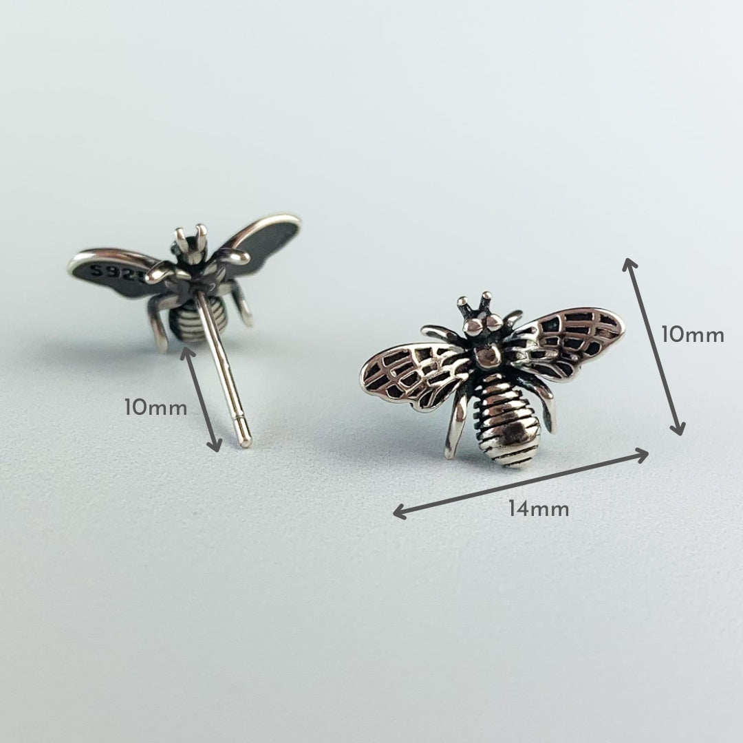 Honey Bee Stud Earrings