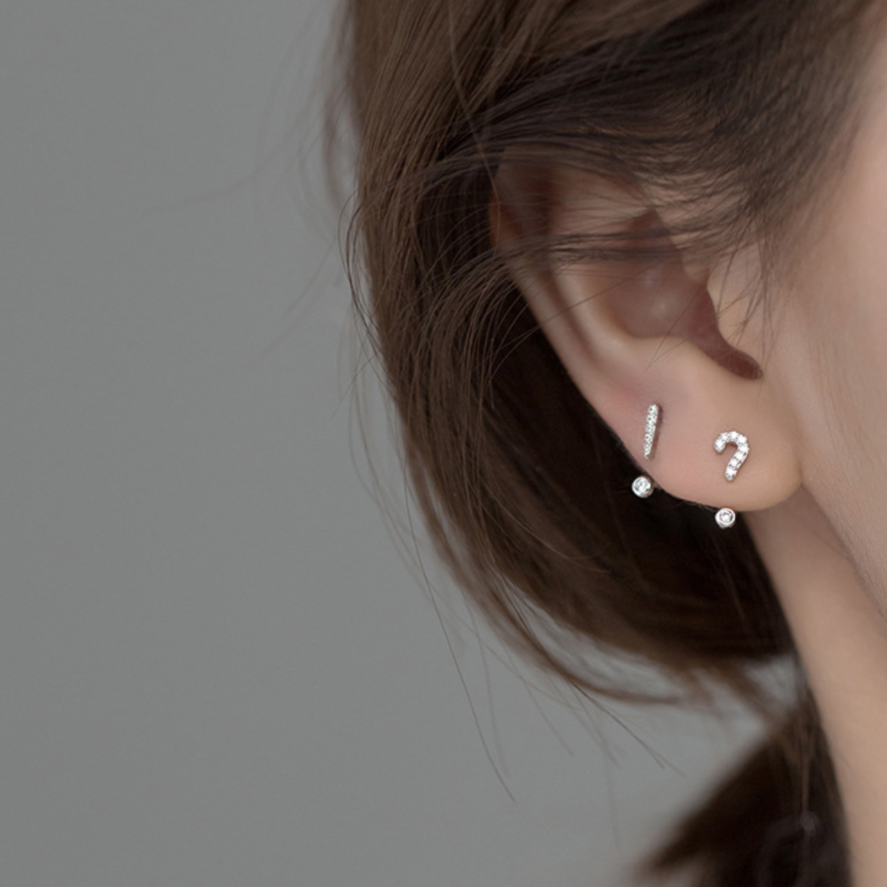 Question Mark and Exclamation Mark Earrings