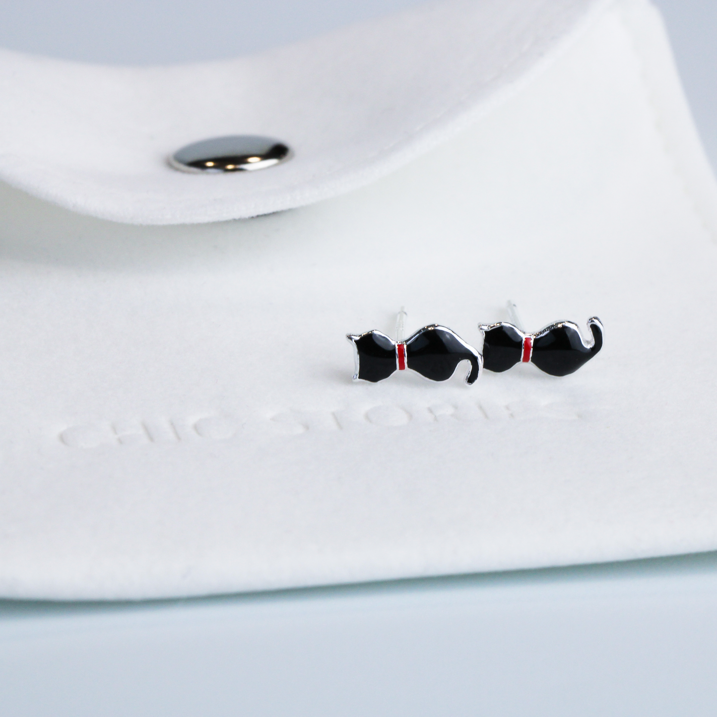 Black Cat Studs