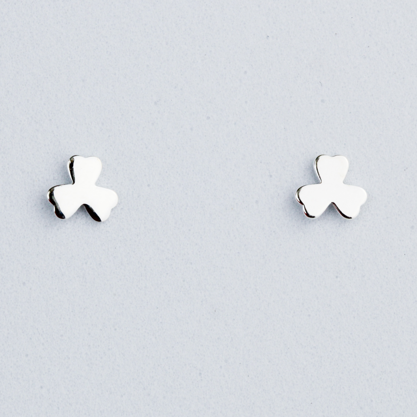 Minimalist Clover Stud Earrings