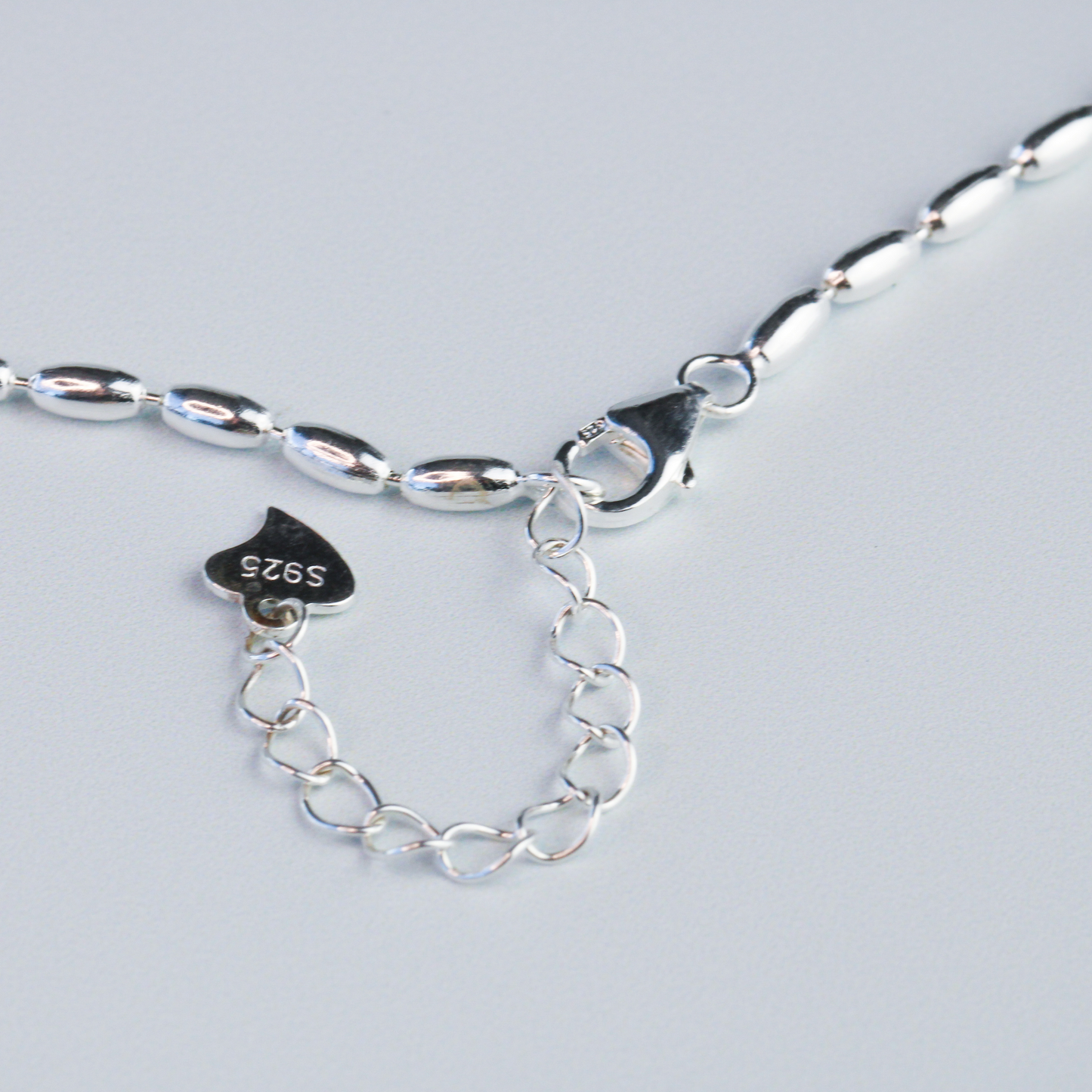 Oval Bead Chain Necklace