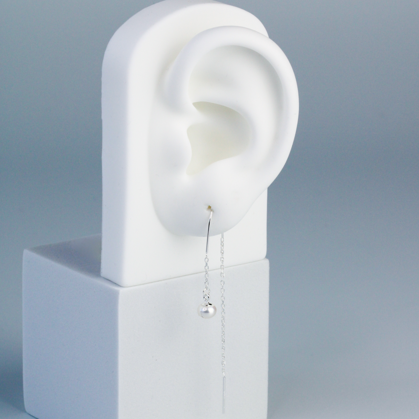 Pearl Threader Earrings