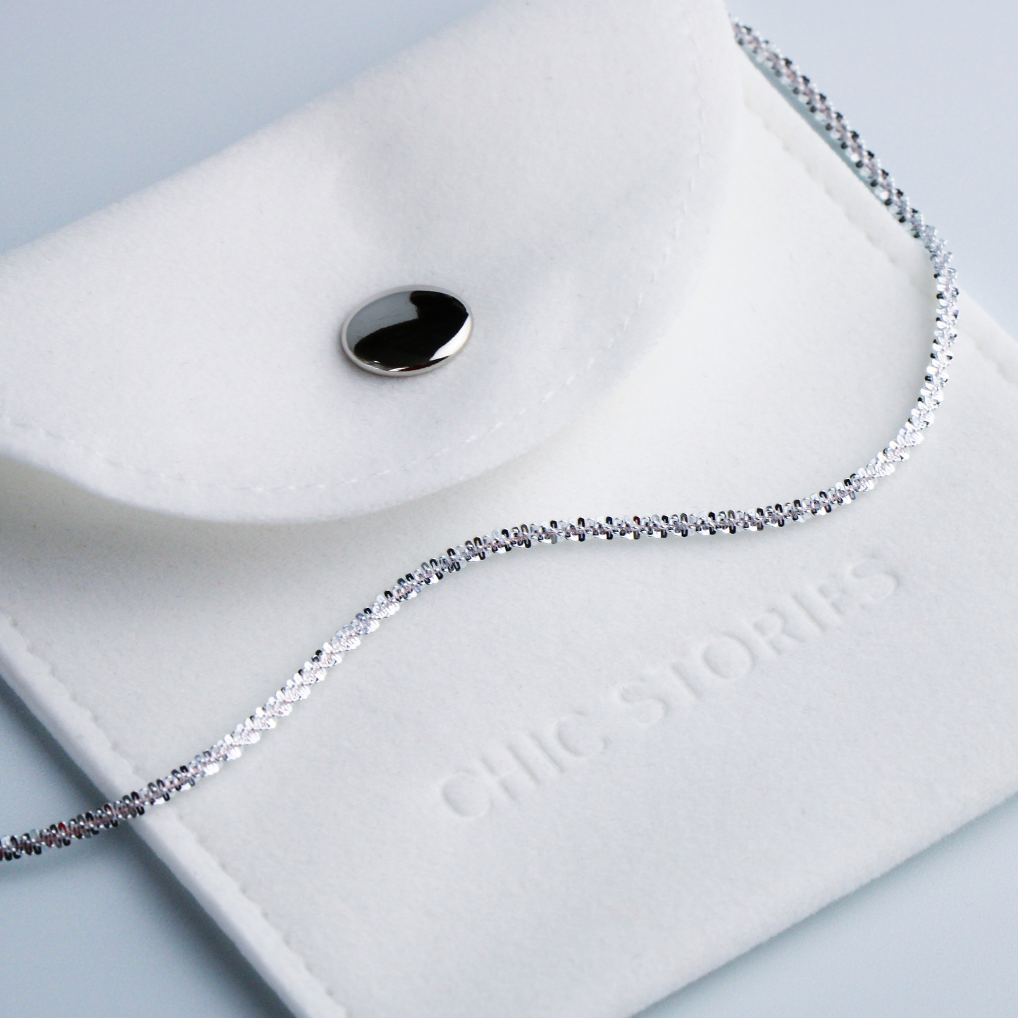 Simple Shiny Chain Anklet