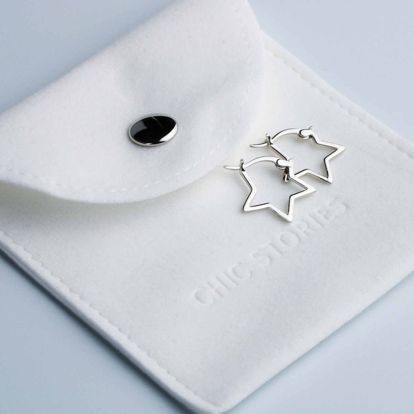 Star Shape Huggie Hoop Earrings