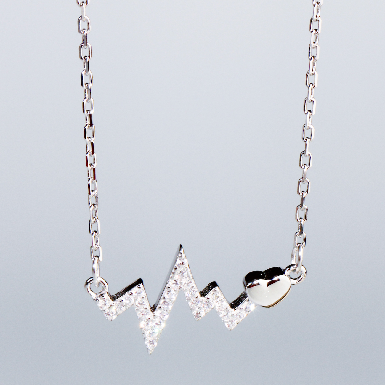 Heart Beat Pendant Necklace