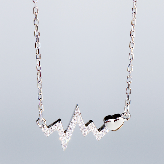 Heart Beat Pendant Necklace
