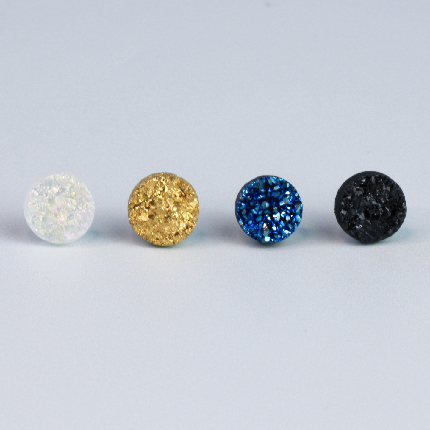 Geode Texture Stud Earrings