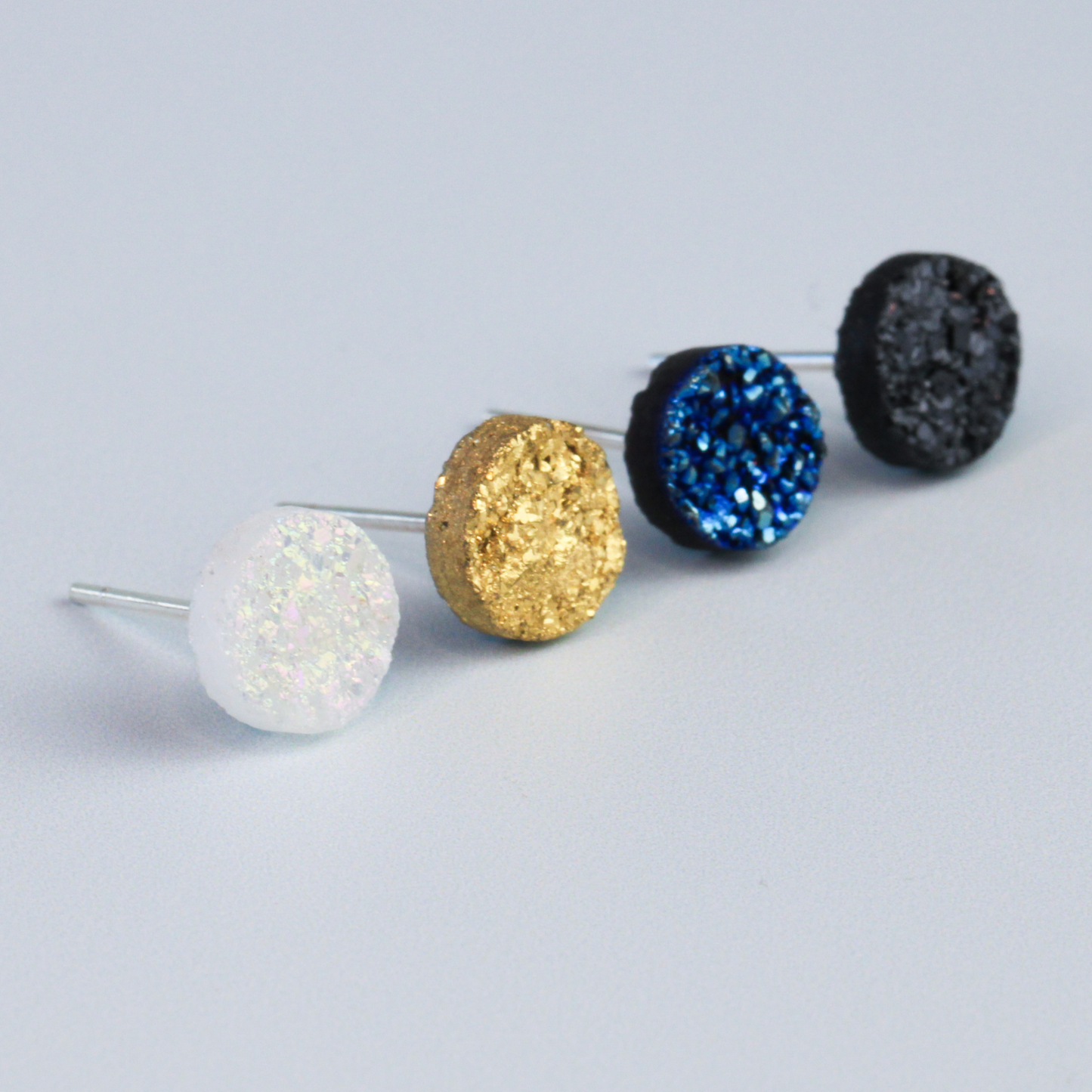 Geode Texture Stud Earrings