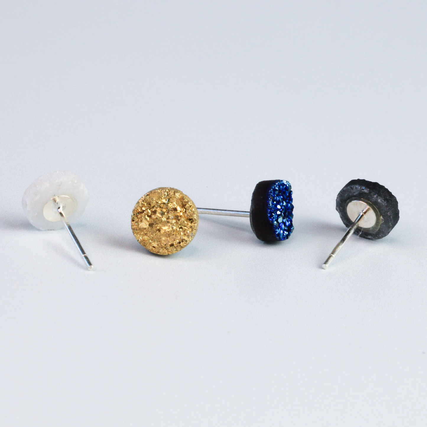 Geode Texture Stud Earrings