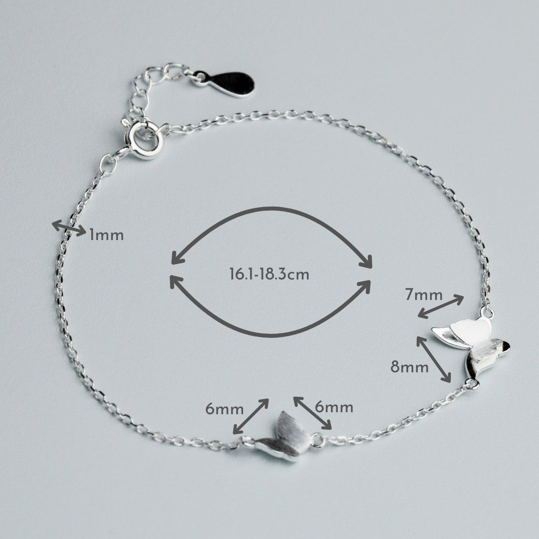 Butterfly Charm Chain Bracelet