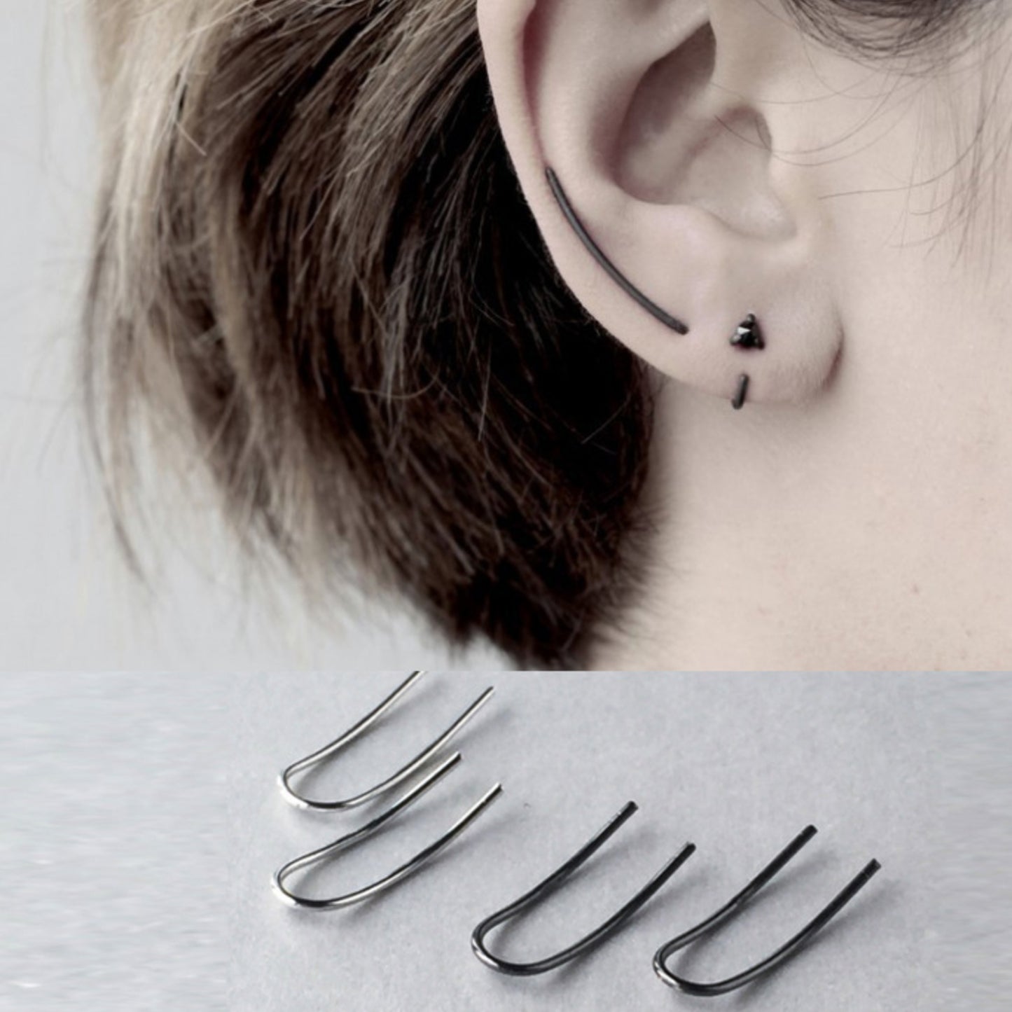 Ear Climber Hook Earrings