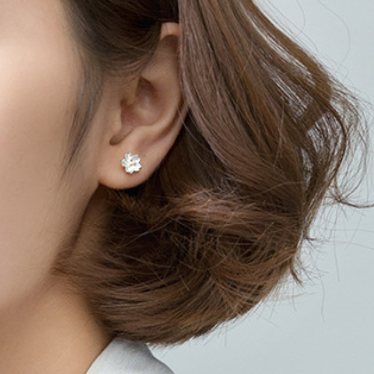 Sakura Flower Stud Earrings