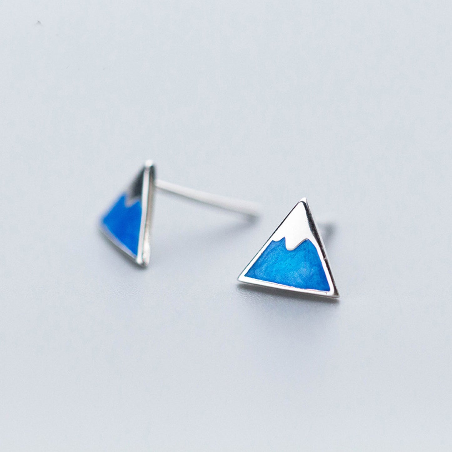 Blue Mountain Stud Earrings
