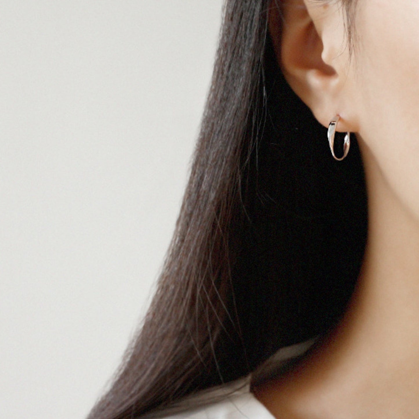 Twisted Open Hoop Earrings