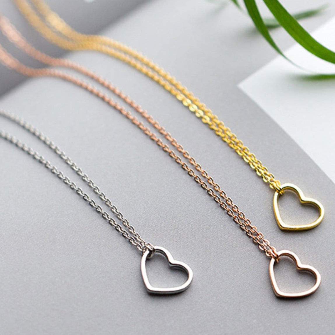 Simple Heart Pendant Necklace