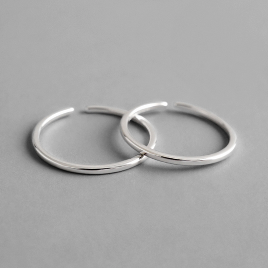 Minimalist Band Adjustable Ring