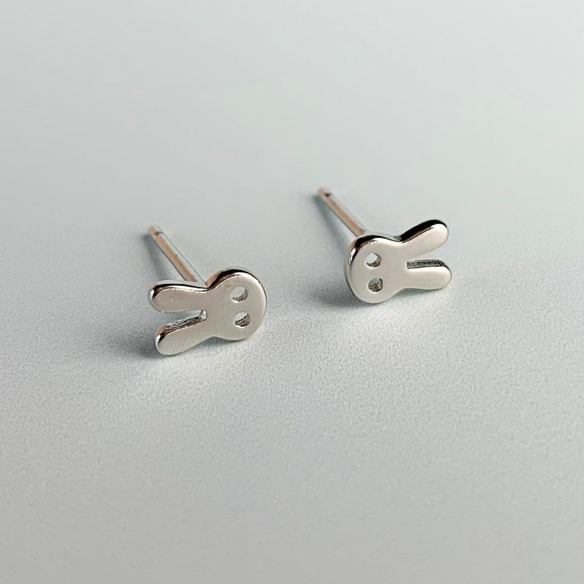 Tiny Bunny Stud Earrings