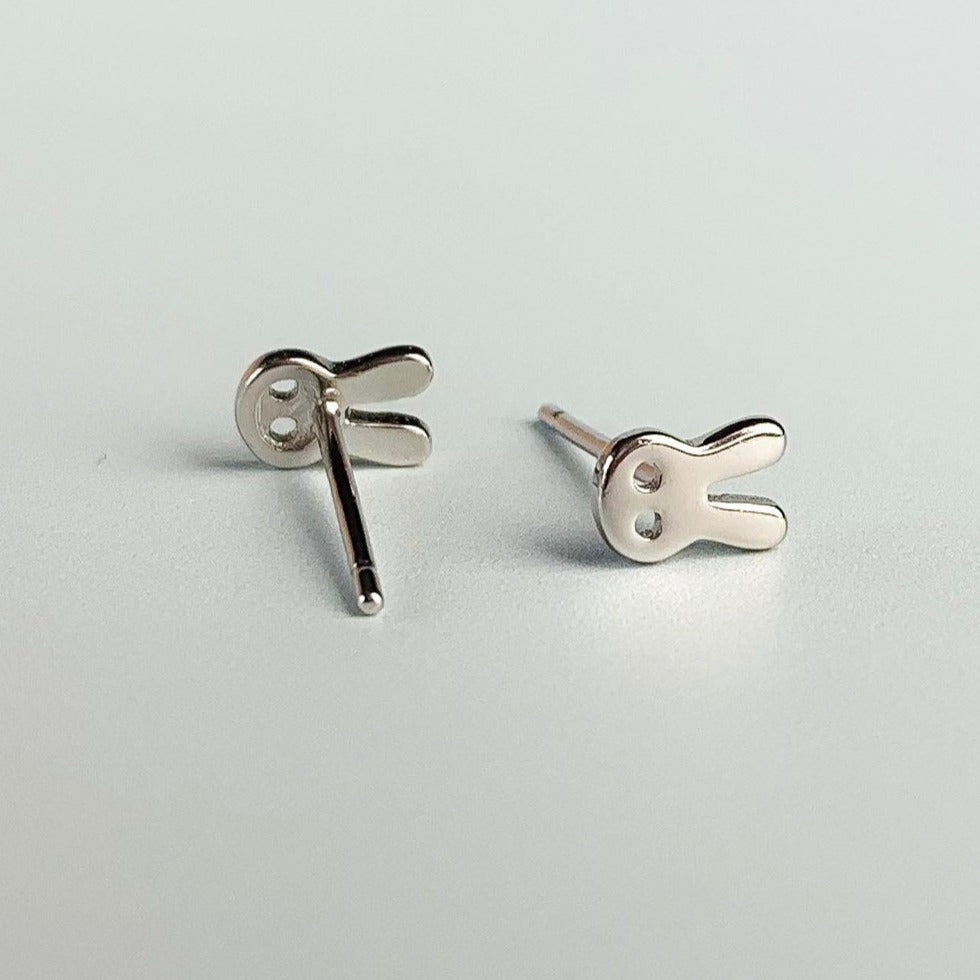 Tiny Bunny Stud Earrings
