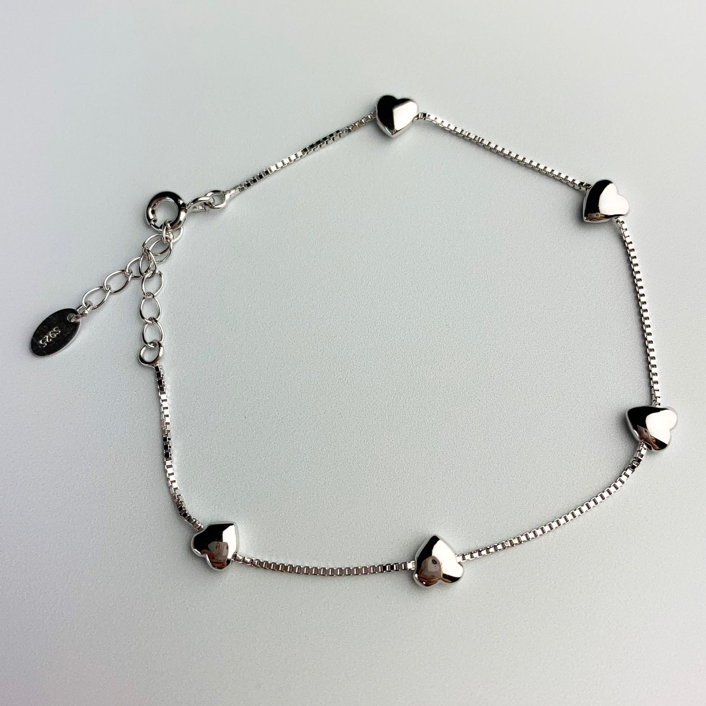 Tiny Heart Charm Bracelet