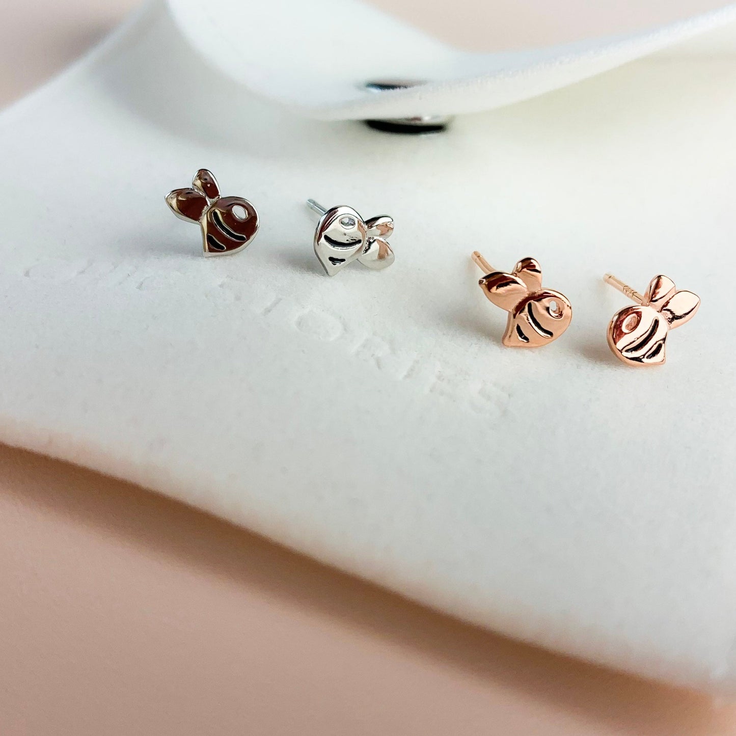 Bumble Bee Stud Earrings