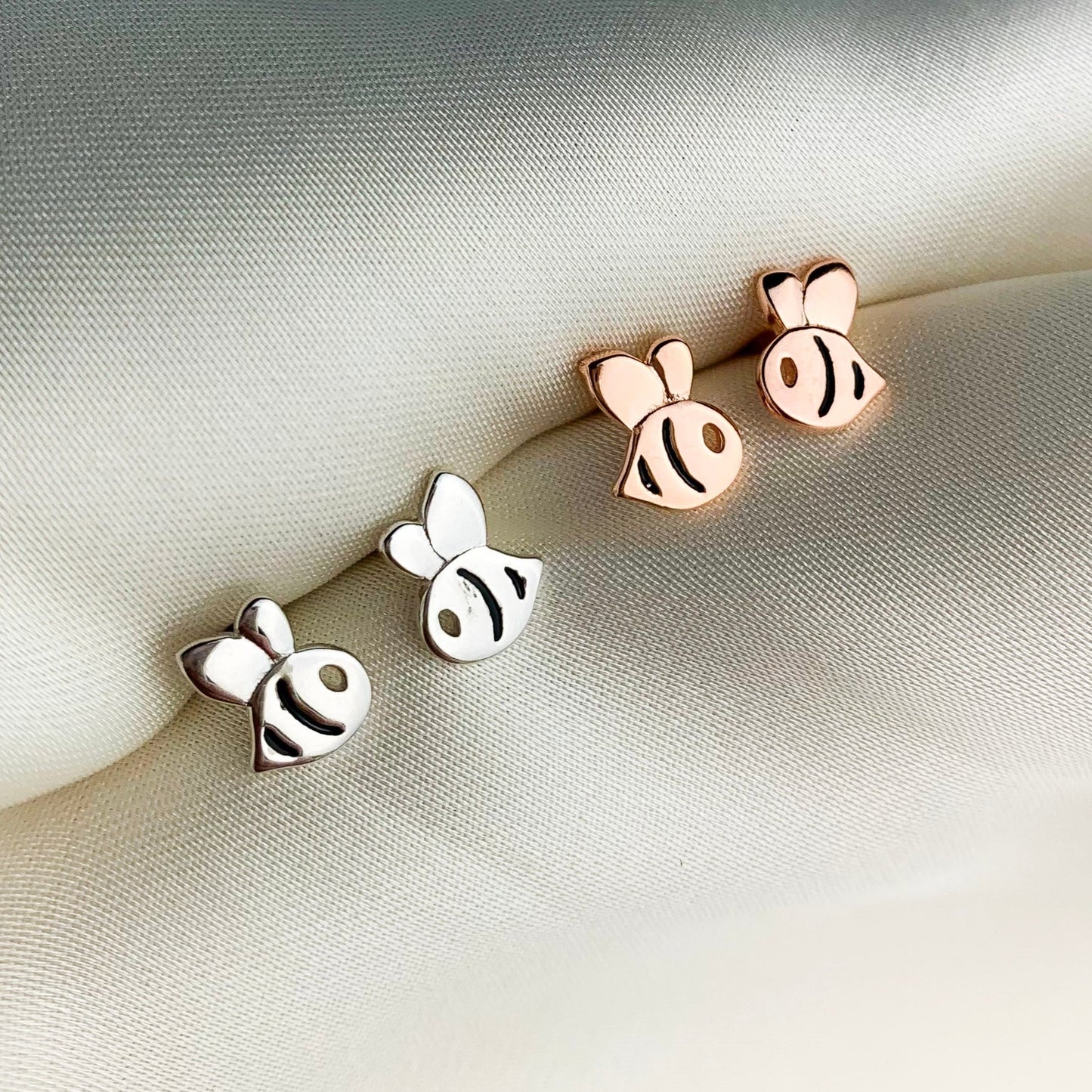 Bumble Bee Stud Earrings