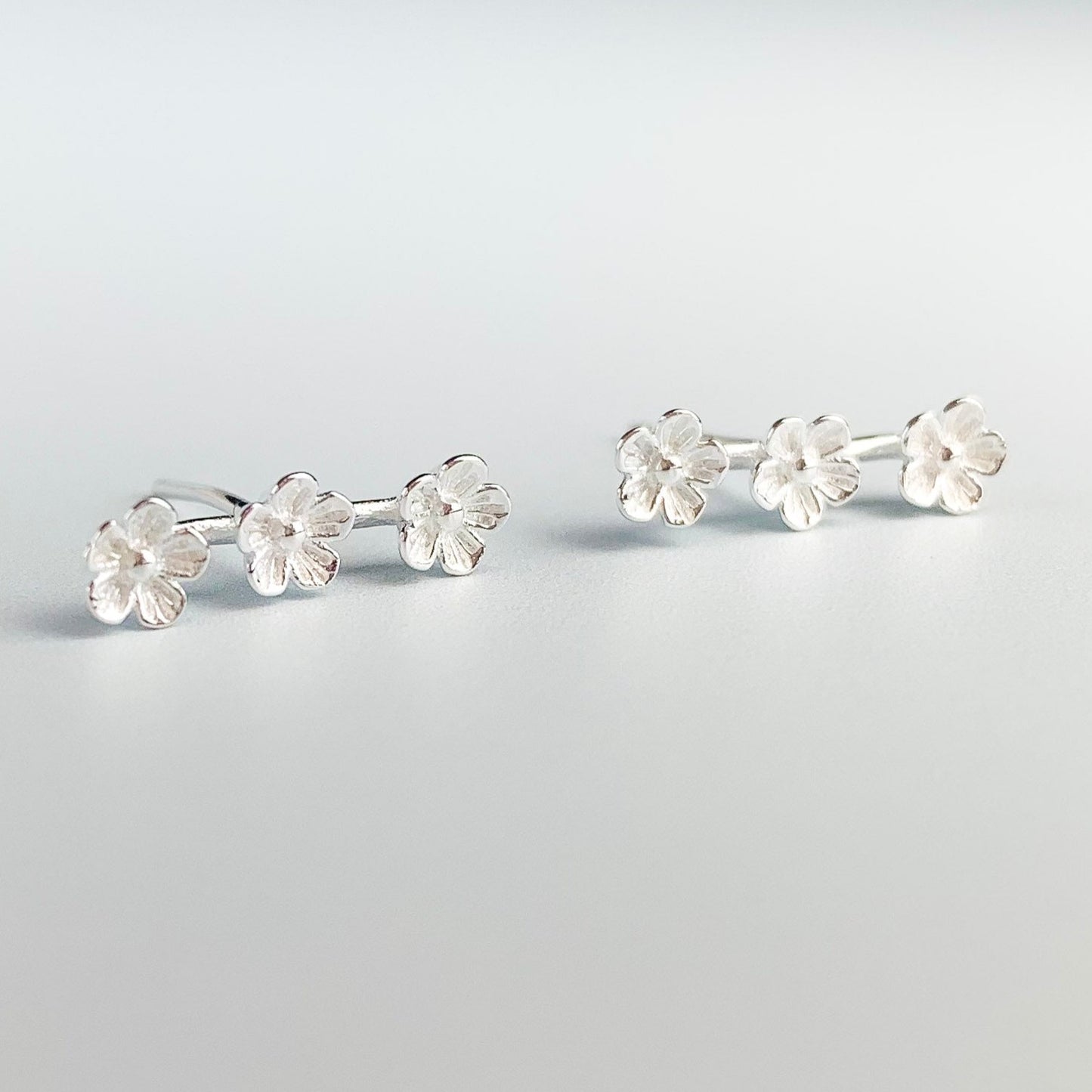 Flower Trio Stud Earrings