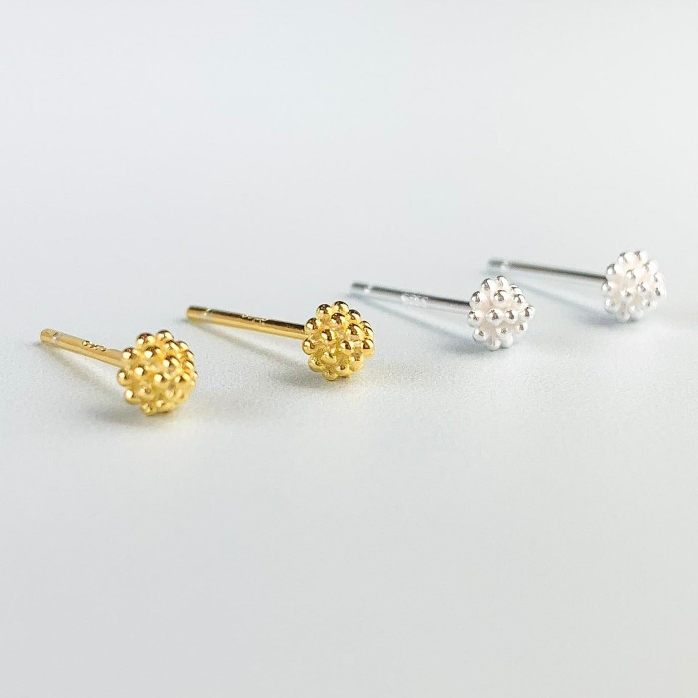 Minimalist Bubble Texture Stud Earrings