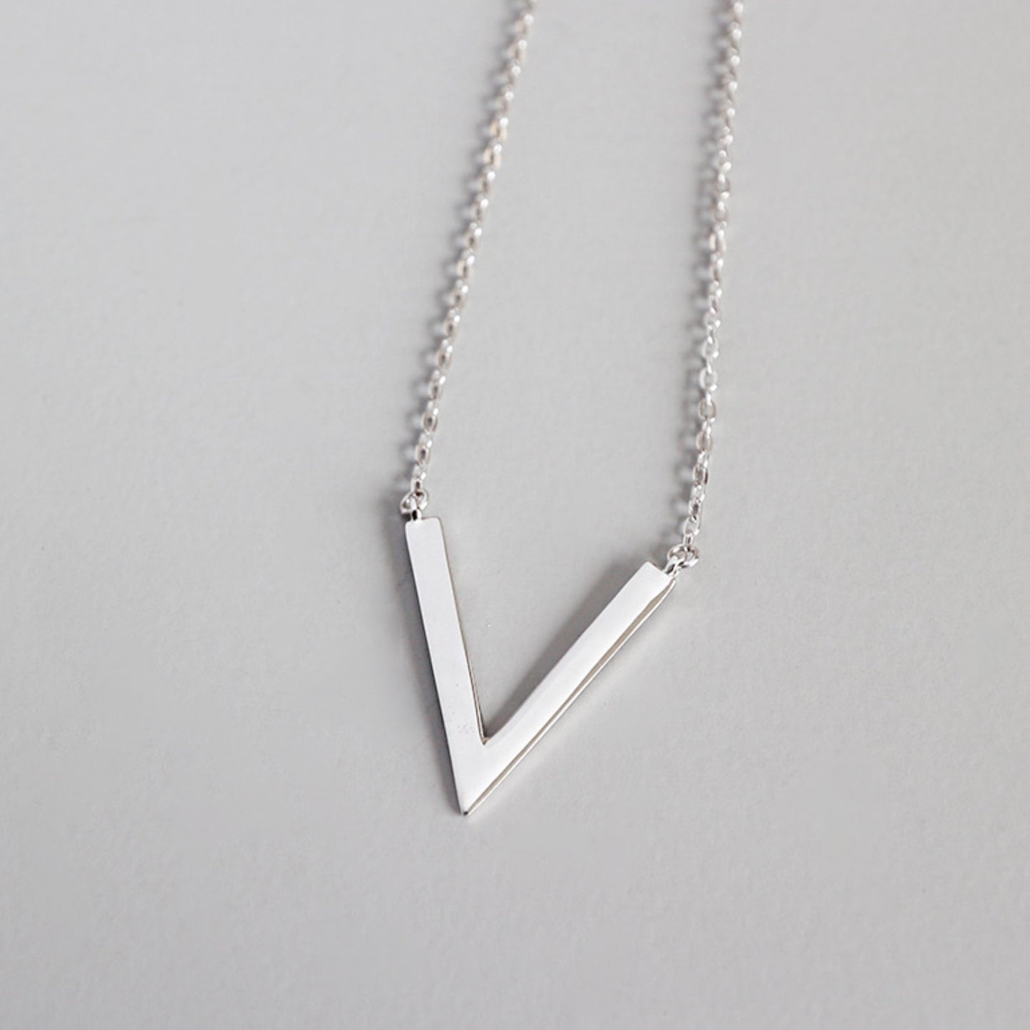 Chevron Pendant Necklace