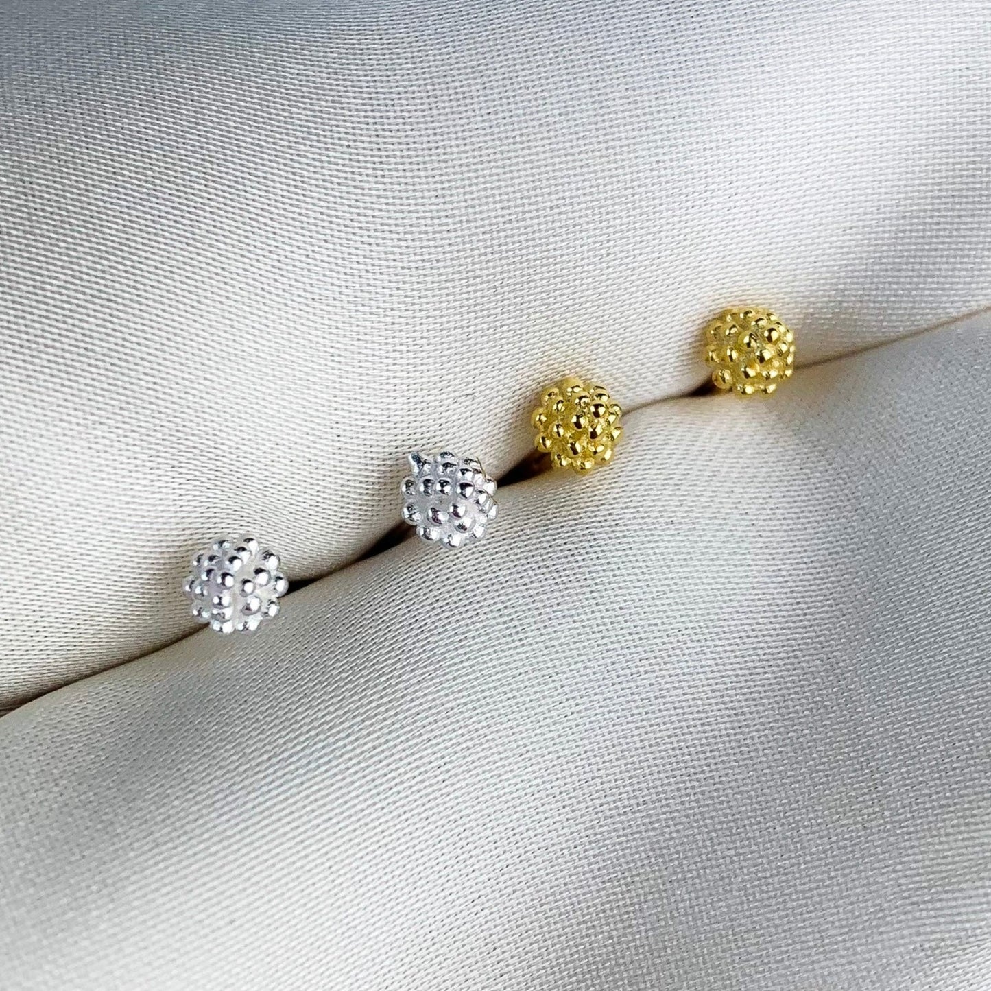 Minimalist Bubble Texture Stud Earrings