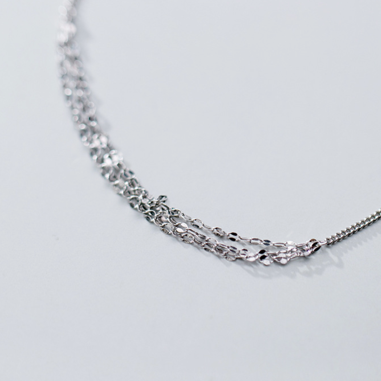 Layered Chain Anklet