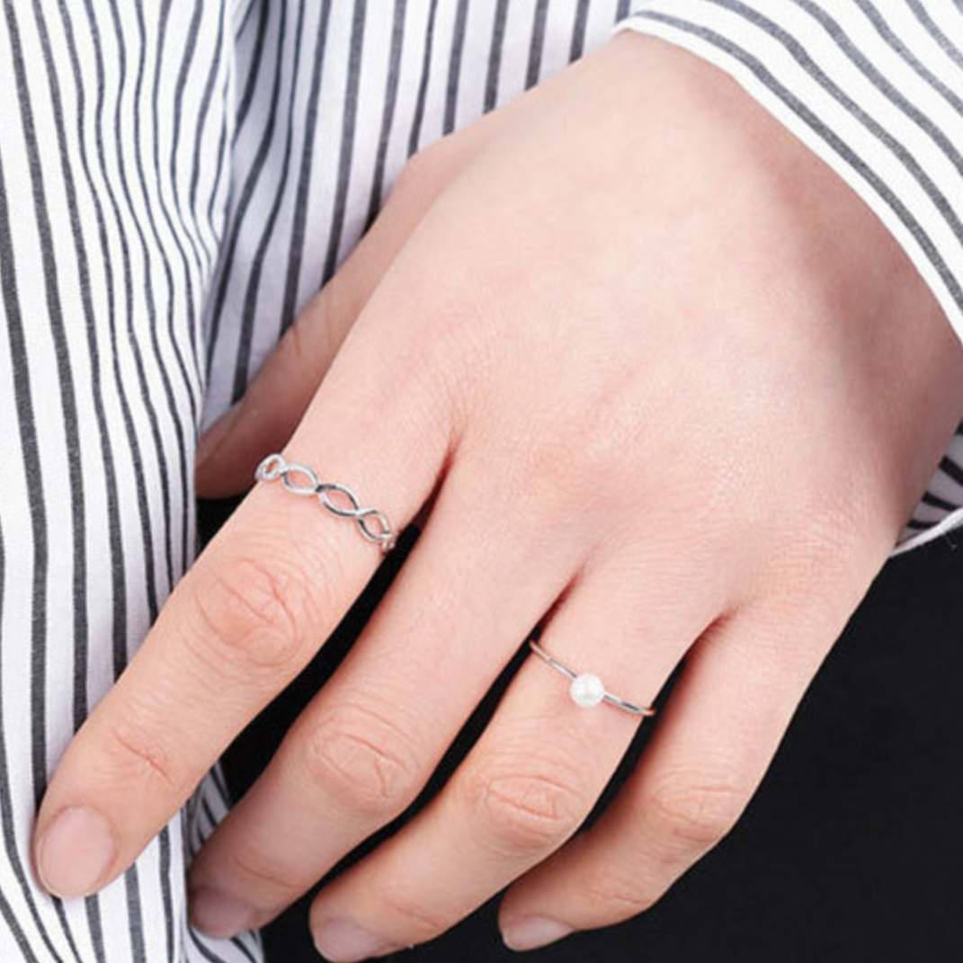 Woven Band Adjustable Ring
