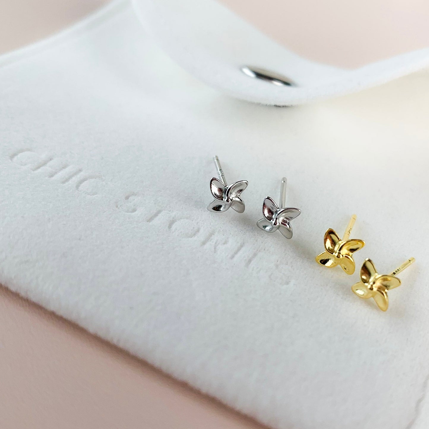 Pinwheel Stud Earrings