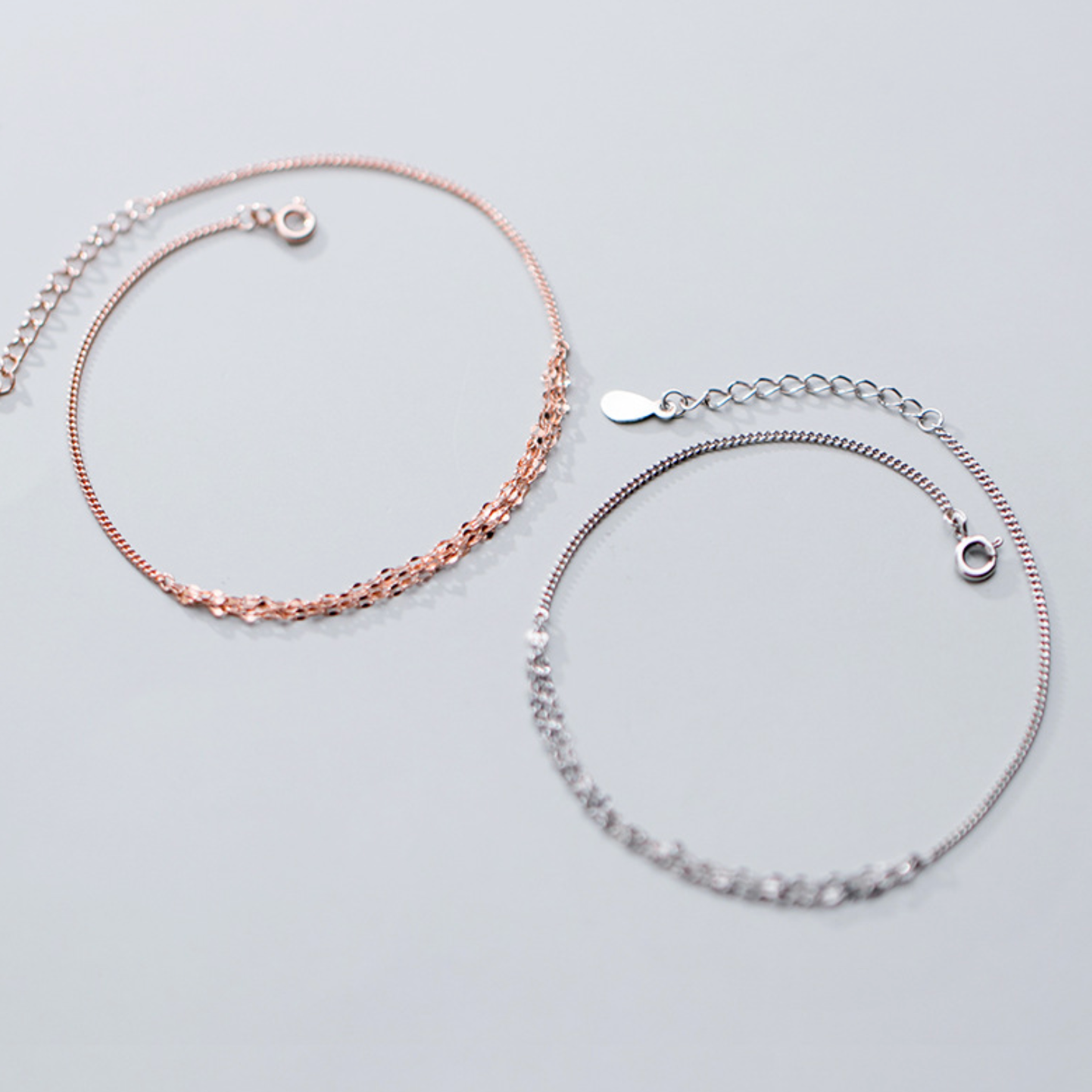 Layered Chain Anklet