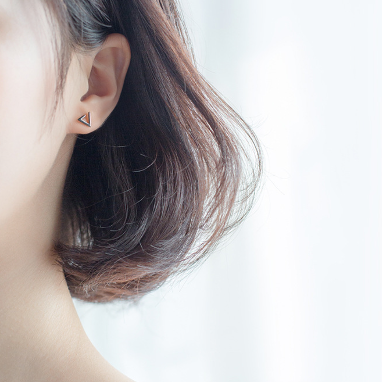 Triangle Stud Earrings