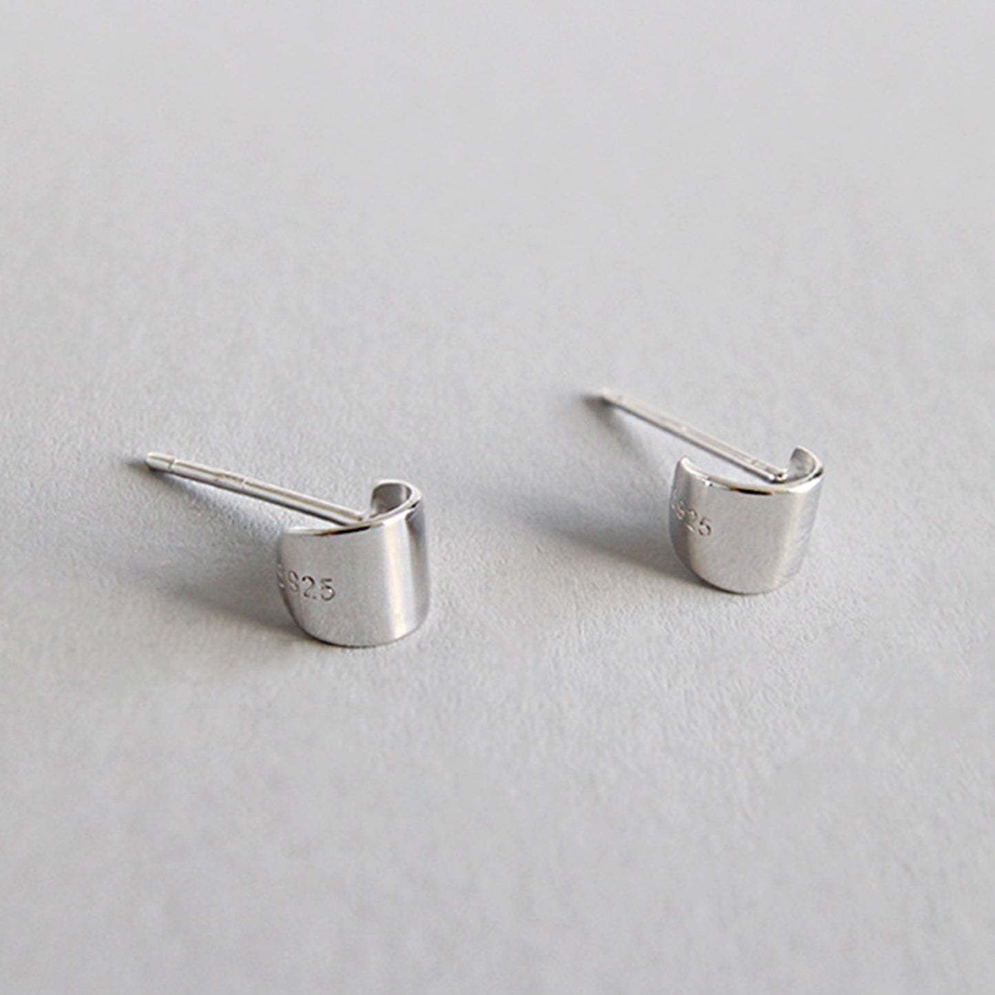 Tiny Cuff Stud Earrings
