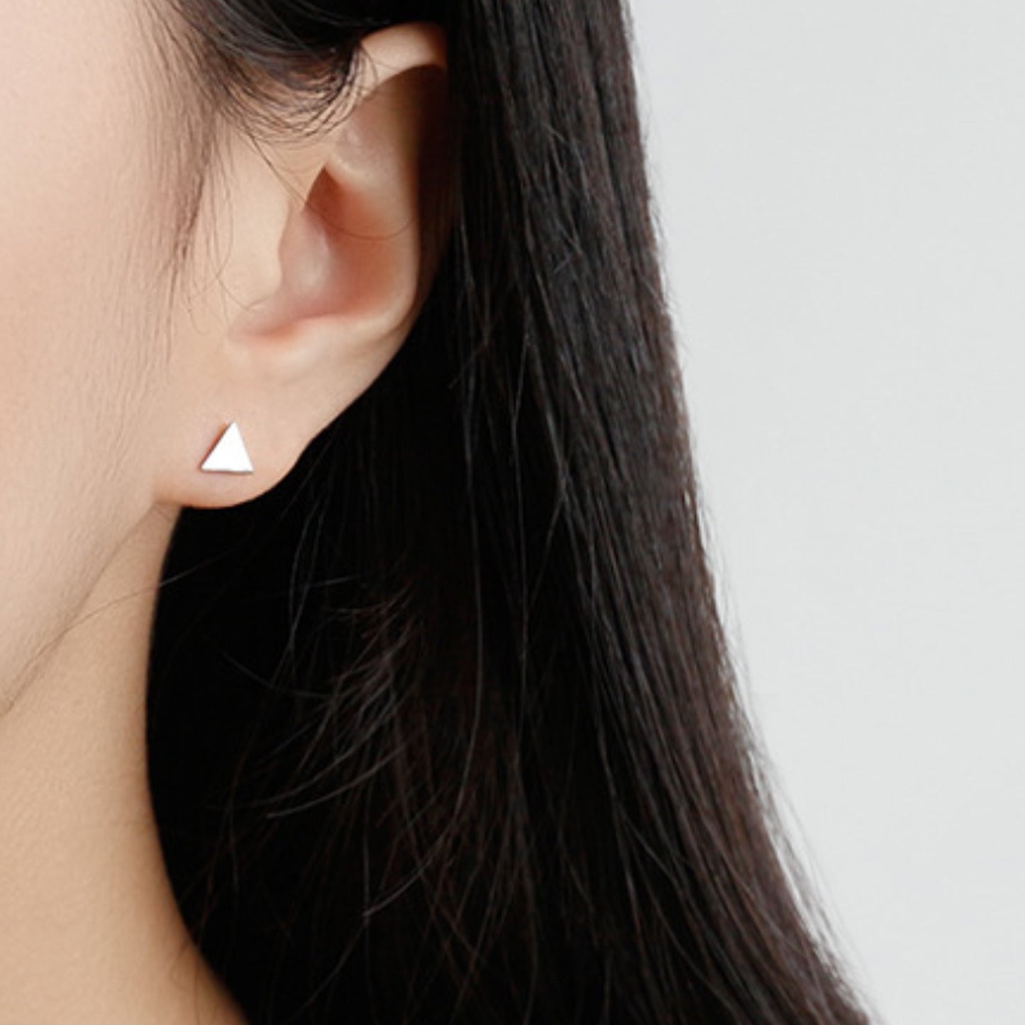 Set of Four Geometric Stud Earrings