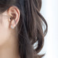 Laurel Leaf Huggie Hoop Earrings