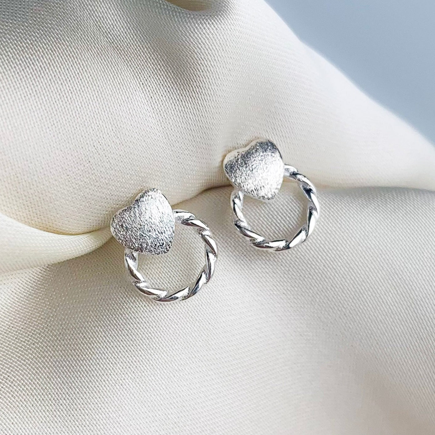 Heart or Star Door Knocker Earrings