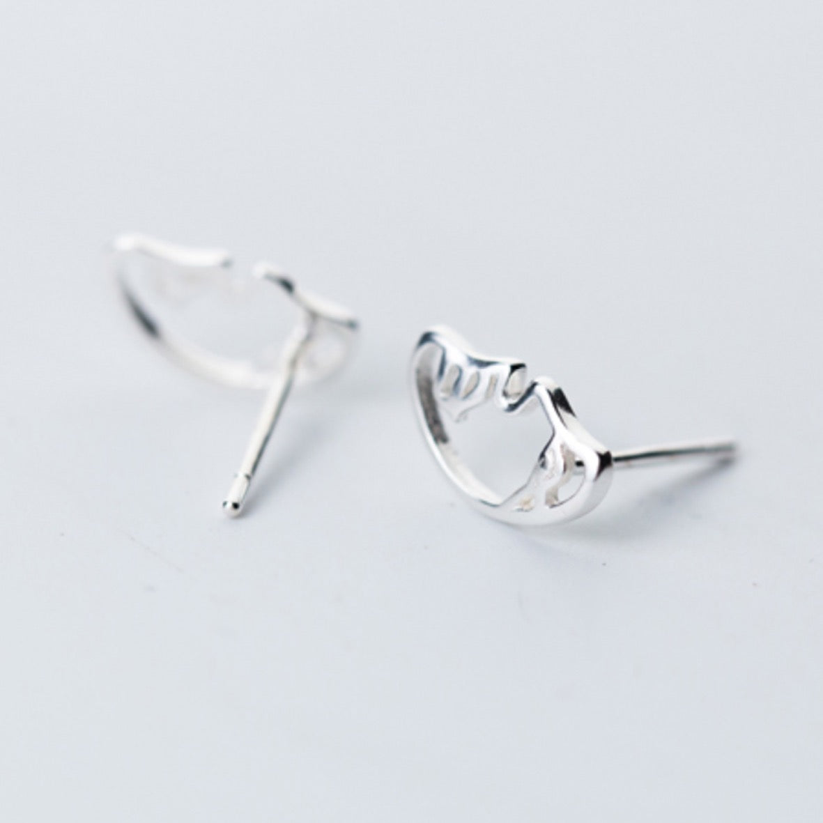 Abstract Face Stud Earrings