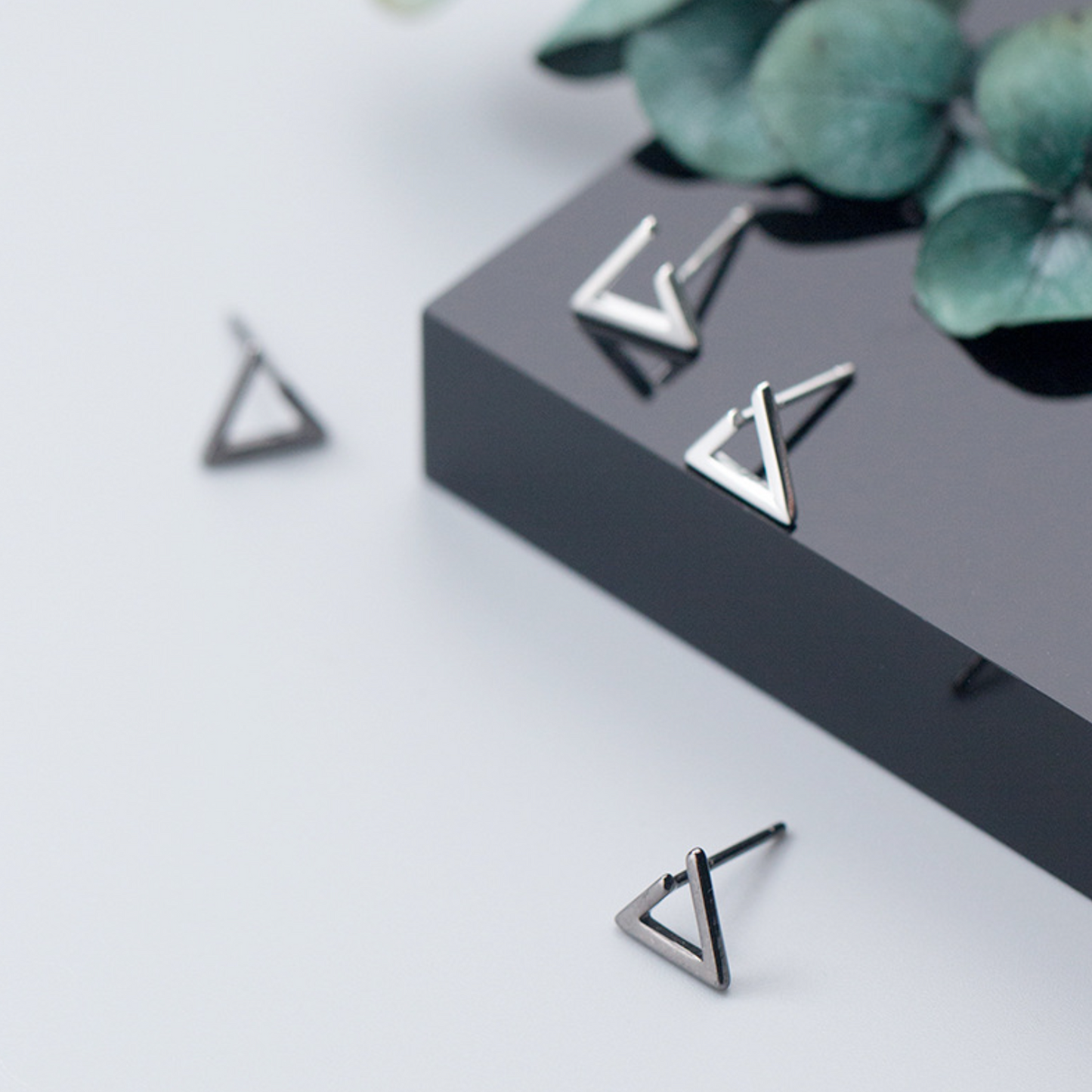 Triangle Stud Earrings