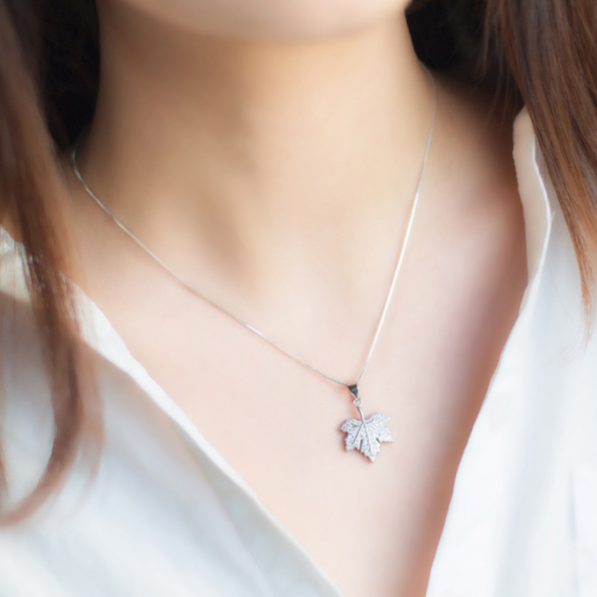 Maple Leaf Pendant Necklace