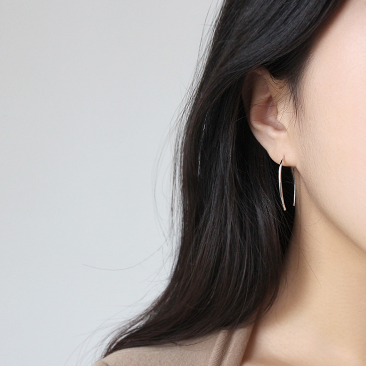 Minimalist Open Hoop Earrings